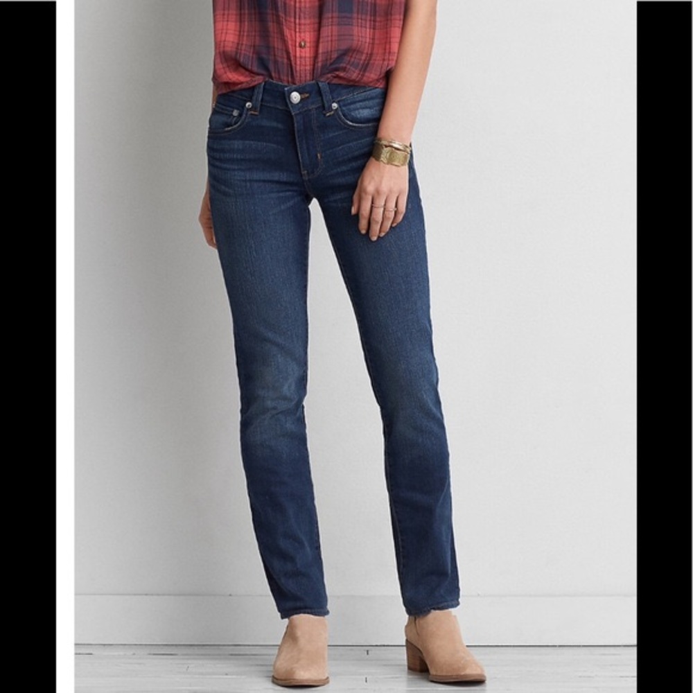 American Eagle Super Stretch Strait Jeans